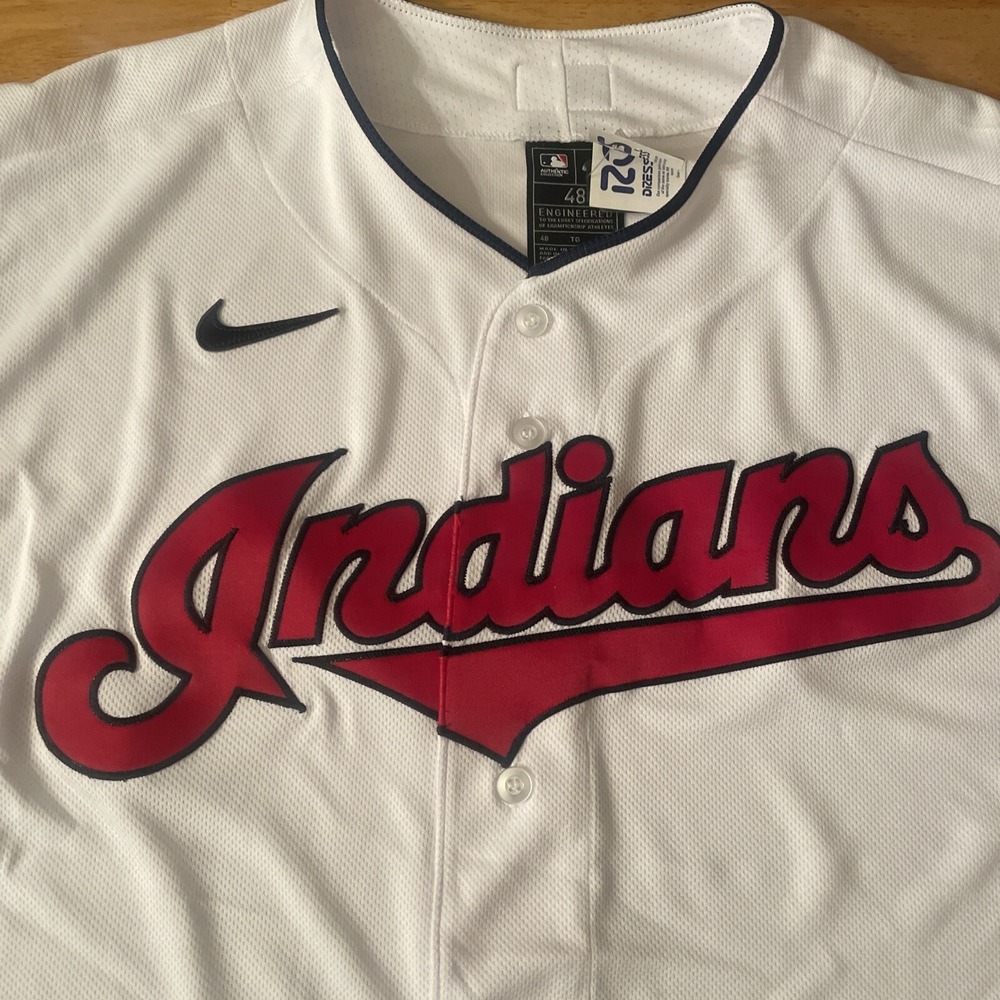 Indians Baseball Nike Authentic Collection Jersey 48 Cleveland Ohio Guardians - Picture 2 of 12